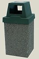 Lex Precast,Lexcasts,Concrete Trash Receptacles,Concrete Trash Cans,Commercial Concrete trash cans,Commercial Concrete Trash Receptacle